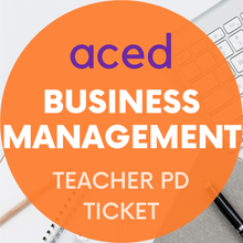 Load image into Gallery viewer, Units 3&4 Business Management Exam Revision Lecture 2026: 4th October, 4–7pm