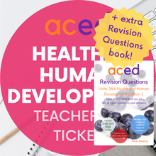 Load image into Gallery viewer, Units 3&amp;4 Health and Human Development Exam Revision Lecture 2026: 11th October, 4–7pm
