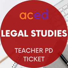Load image into Gallery viewer, Units 3&amp;4 Legal Studies Exam Revision Lecture 2026: 20th September, 9am–12pm
