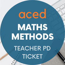 Load image into Gallery viewer, Units 3&amp;4 Maths Methods Exam Revision Lecture 2026: 20th September, 4–7pm
