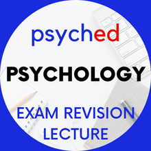 Load image into Gallery viewer, Units 3&amp;4 Psychology Exam Revision Lecture 2026: 25th September, 1–4pm
