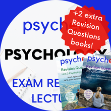 Load image into Gallery viewer, Units 3&amp;4 Psychology Exam Revision Lecture 2026: 11th October, 9am–12pm
