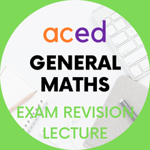 Load image into Gallery viewer, Units 3&amp;4 General Maths Exam Revision Lecture 2026: 27th September, 9am–12pm
